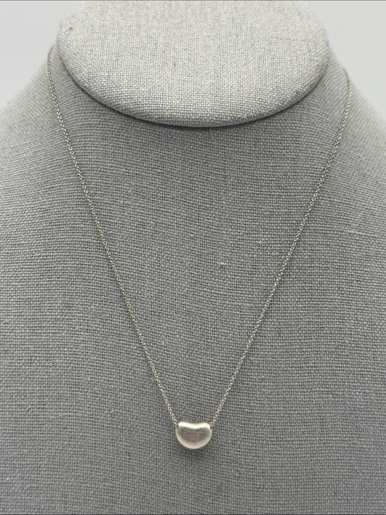 Tiffany & Co. Jewelry - Tiffany & Co. Elsa Peretti Bean Necklace Sterling Silver 925 16" 9mm